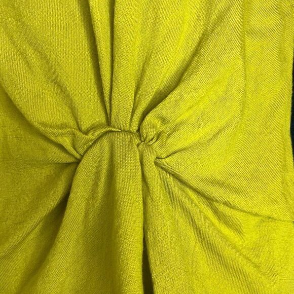 Nina Ricci Green Black Colorblock Knot Detail Wool Top Small Workwear Luxury - Picture 4 of 10